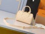 LV Nano Speedy Monogram Empreinte Leather-Beige - Bag - Image 3