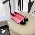 Chanel Patent Calfskin Ballet Flats Vntage Pink- Shoes