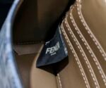 Fendi Chain Wallet Baguette Handbag - Blue Denim - Image 10