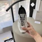 Dior Chrono Classic Mesh with White and Black Leather-Effect Panels Sneaker - Shoes - Image 6