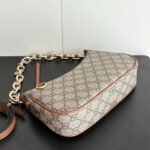 Gucci GG Emblem small shoulder bag- Beige - Image 5