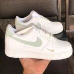 Nike Air Force White Green - Shoes