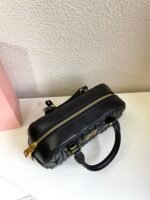 Miu Miu Arcadie matelassé nappa leather bag Black S-wide Size - Bag - Image 2