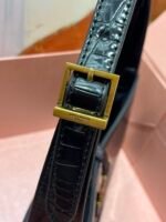 SAINT LAURENT YSL Croc-Embossed Le 5 à 7 Hobo Bag - Image 8