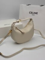 Teen Celine Lulu IN Grained Calfskin Bag- Rice - Image 10