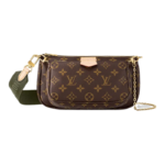 [TOP] Louis Vuitton LV Multi Pochette Accessoires Khaki Strap Bag - Image 12