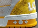 [TOP] Louis Vuitton Trainer White Yellow - Shoes - Image 3