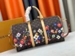 Louis Vuitton x Murakami LV x TM Keepall Bandoulière 45 Monogram Canvas Leather - Image 4