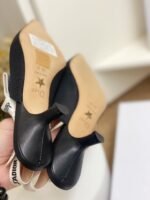 Dior J'Adior Slingback Pump Black Technical Fabric-Shoes - Image 7
