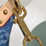 [TOP]LOUIS VUITTON LV Monogram Denim High Rise Bumbag Blue - Image 7