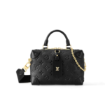 Louis Vuitton Petite Malle Souple Embossed grained cowhide leather - Black