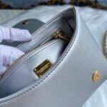 [TOP] Dolce & Gabbana Cowhide Mini Tote - Silver Bag - Image 5