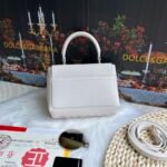 [TOP] Dolce & Gabbana Cowhide Mini Tote - White Bag - Image 3