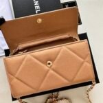 Chanel Chain Shoulder Crossbody Small Bag - Apricot Bag - Image 9
