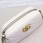 GUCCI Calfskin Matelasse GG Marmont Chain Shoulder Bag - Image 5