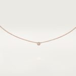 Cartier d'Amour pendant necklace Cartier pendant, Rose gold, diamonds, Mini model