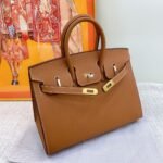 [TOP]Hermes Birkin Brown Epsom Sellier Gold Hardware - Handbag - Image 13