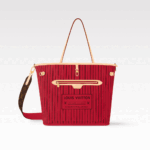 Louis Vuitton Neverfull Bandoulière Inside Out MM Size Rouge Sari Bag