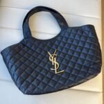 SAINT LAURENT YSL ICARE Medium in quilted nappa Black - Bag - Image 5