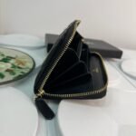 Chanel Boy Zip Around Wallet Quilted Caviar Long-Plain Gold Wallet - Image 9