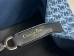 Dior Toujours Bag - Blue Denim Dior Oblique Jacquard - Image 8