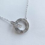 Cartier LOVE Pendant, Paved - Image 3