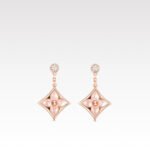 Louis Vuitton LV Color Blossom BB Star Ear Studs, Pink gold, Pink Mother of pearl and diamonds - Earrings