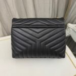 SAINT LAURENT Loulou medium quilted leather shoulder bag black - Bag - Image 5