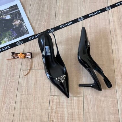 Prada Black High Heels- Shoes