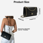 [TOP]Chanel Classic Flag Bag Classic Double Flap Black Caviar Gold Hardware - Bag - Image 2