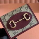 [TOP]Gucci Horsebit 1955 small wallet - Red - Image 2