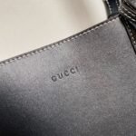 Gucci Calfskin GG Monogram Medium Reversible Tote Black - Bag - Image 5