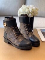 Louis Vuitton Wonderland Flat Ranger Monogram Material Black/Brown