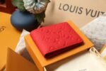 [TOP]Louis Vuitton Red Taurillon Leather Slender Wallet - Image 6