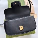 Gucci Horsebit 1955 Small Black Leather Shoulder Bag - Image 8