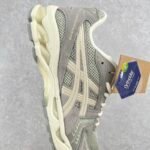Asics Athletic Casual Breathable Professional Running Shoes - Grey - Image 5