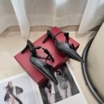 Valentino Garavani Black French Bow Heels - Image 8