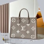LOUIS VUITTON LV Monogram Canvas Onthego MM Dove Gray - Bag