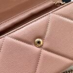 Chanel Chain Shoulder Crossbody Small Bag - Pink Bag - Image 8