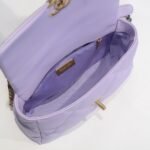 Chanel Calfskin Quilted Chanel 19 Flap Light Purple -Golden - Bag - Image 9