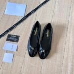 Chanel Ballet flats Calfskin & Grosgrain Black - Shoes