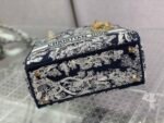Dior The LADY D-LITE Bag Blue Toile de Jouy Reverse Embroidery - Bag - Image 5