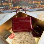 [TOP] Dolce & Gabbana Mini Tote Bag - Dark Red Bag - Image 3