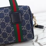 Gucci Mini GG blue and white GG denim Handbag - Image 9