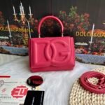 [TOP] Dolce & Gabbana Cowhide Mini Tote - Rose Bag