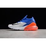 NIKE AIR MAX 270 FLYKNIT RACER BLUE/TOTAL CRIMSON AO102 - Shoes
