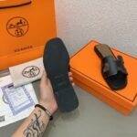 Hermes Oran Sandal Leather Sandals Slippers - Shoes - Image 6