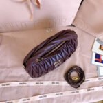 Miu Miu Wander matelassé nappa leather hobo bag - Burgundy - Image 7