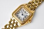 Cartier Panthère de Cartier watch, Yellow Gold, Diamond, Medium Model - Image 5