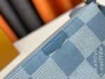 Louis Vuitton Pochette Accessories XL Damier Denim 3D cotton canvas - Denim Blue - Image 8